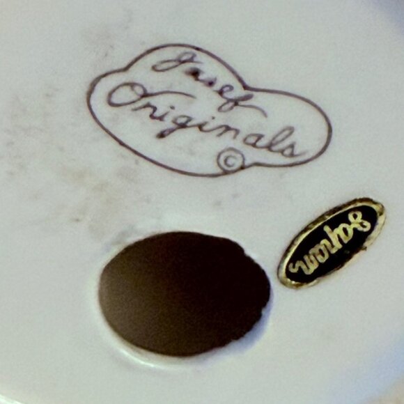 Josef Originals April Birthday Figurine 50s VTG Cottagecore Collectible Vignette - Picture 11 of 12